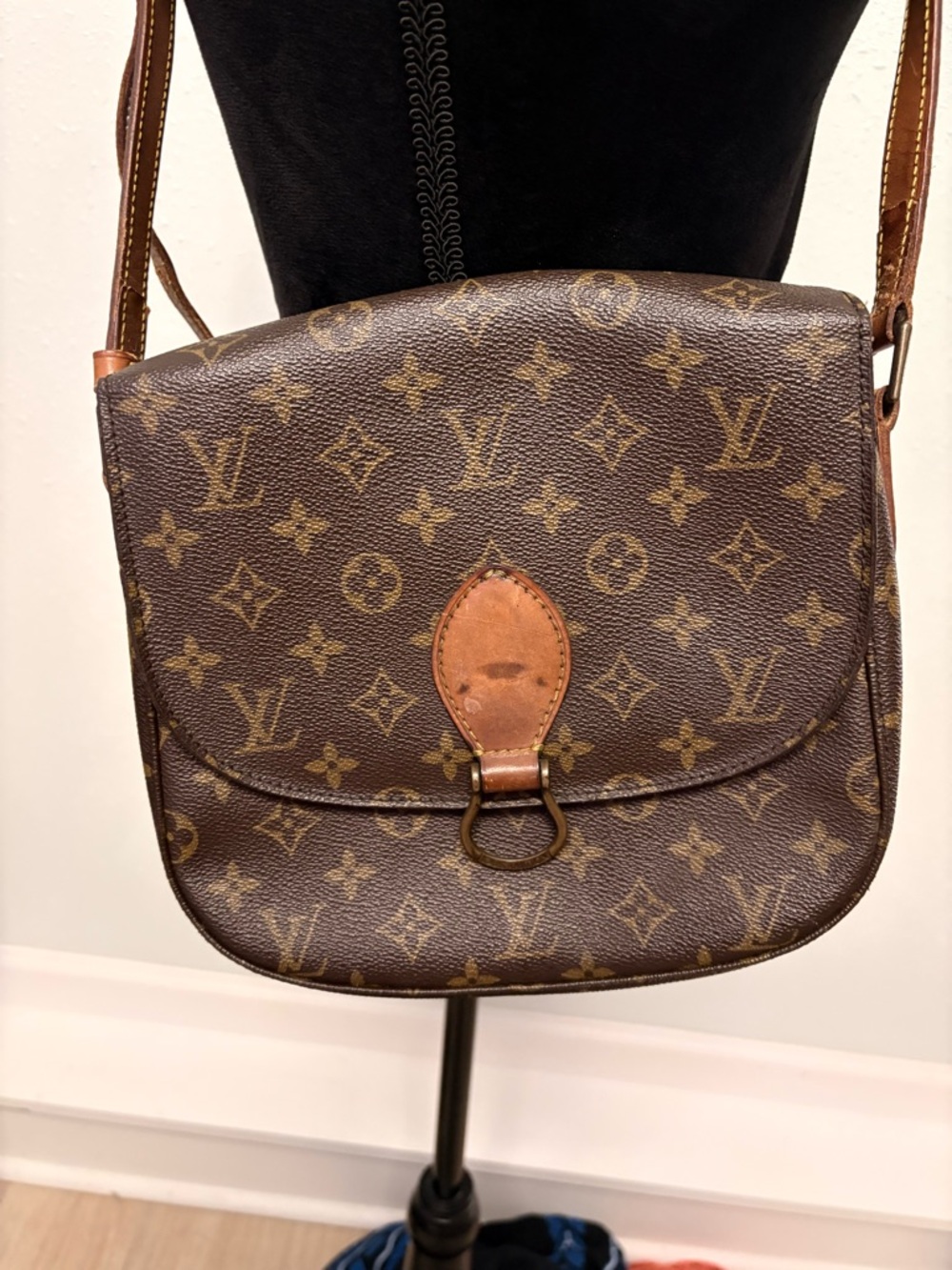 Louis Vuitton Monogram Saint Cloud Crossbody Bag (Vintage)